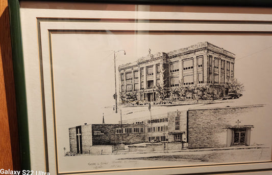 Print of Historic Uptown Butte